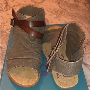 Blowfish zipper sandals